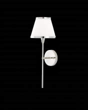 Currey 5800-0002 - Brimsley Nickel Wall Sconce