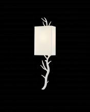 Currey 5000-0148 - Baneberry White Wall Sconce, Left