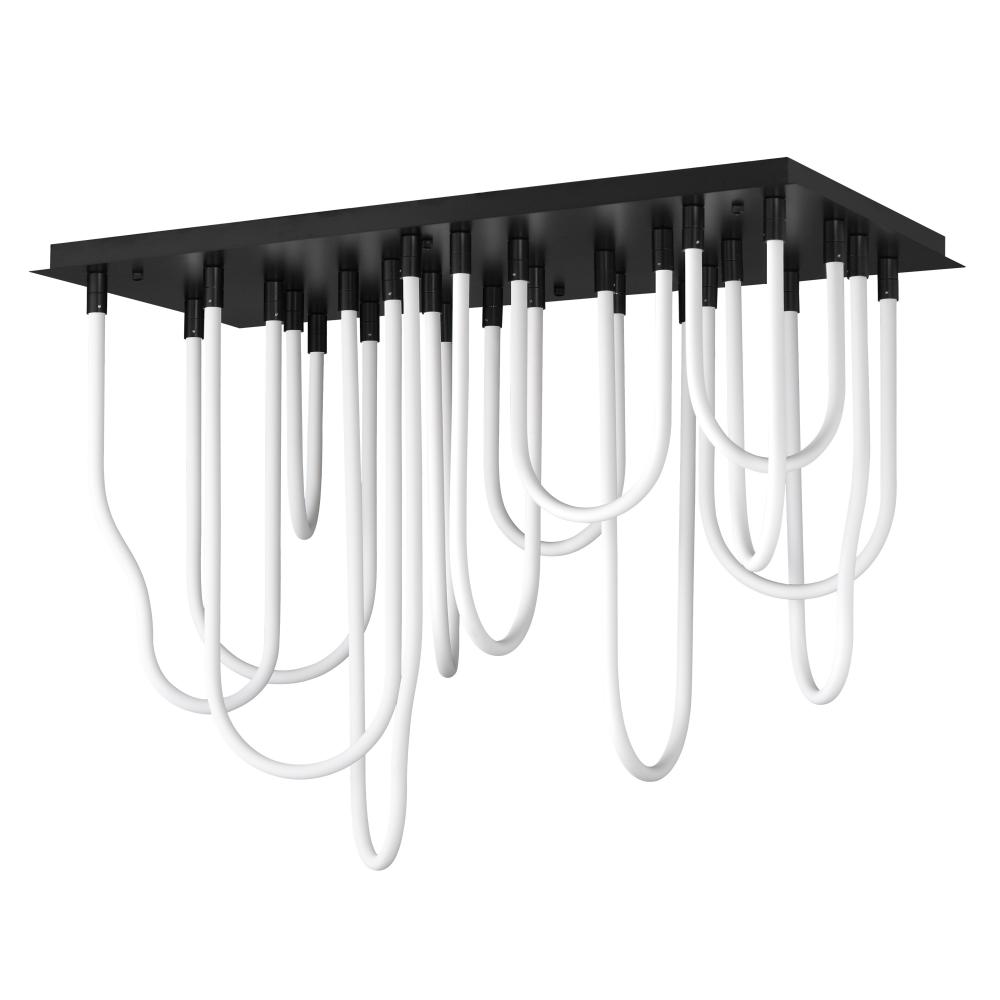 Soleil-Flush Mount Chandelier