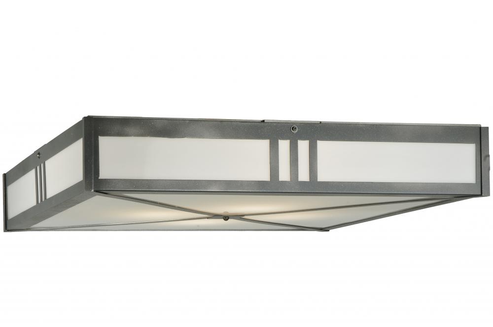 36" Square Whitewing Flushmount