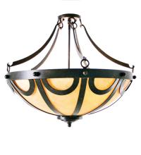 Meyda White 116840 - 24" Wide Carousel Inverted Pendant