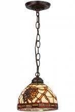 Meyda White 157395 - 8" Wide Pinecone Mini Pendant