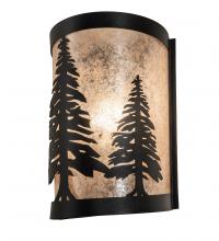 Meyda White 235698 - 8" Wide Tall Pines Wall Sconce