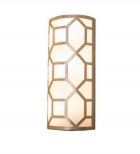 Meyda White 244130 - 8" Wide Cilindro Mosaic Wall Sconce