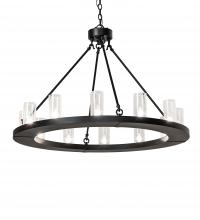 Meyda White 244280 - 42" Wide Loxley 12 Light Chandelier