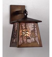 Meyda White 82114 - 7"W Tall Pines Hanging Wall Sconce