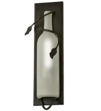 Meyda White 99374 - 4"W Tuscan Vineyard Wine Bottle Wall Sconce